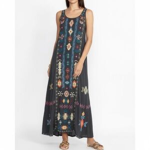 Johnny Was Embroidered Boho Dress Small